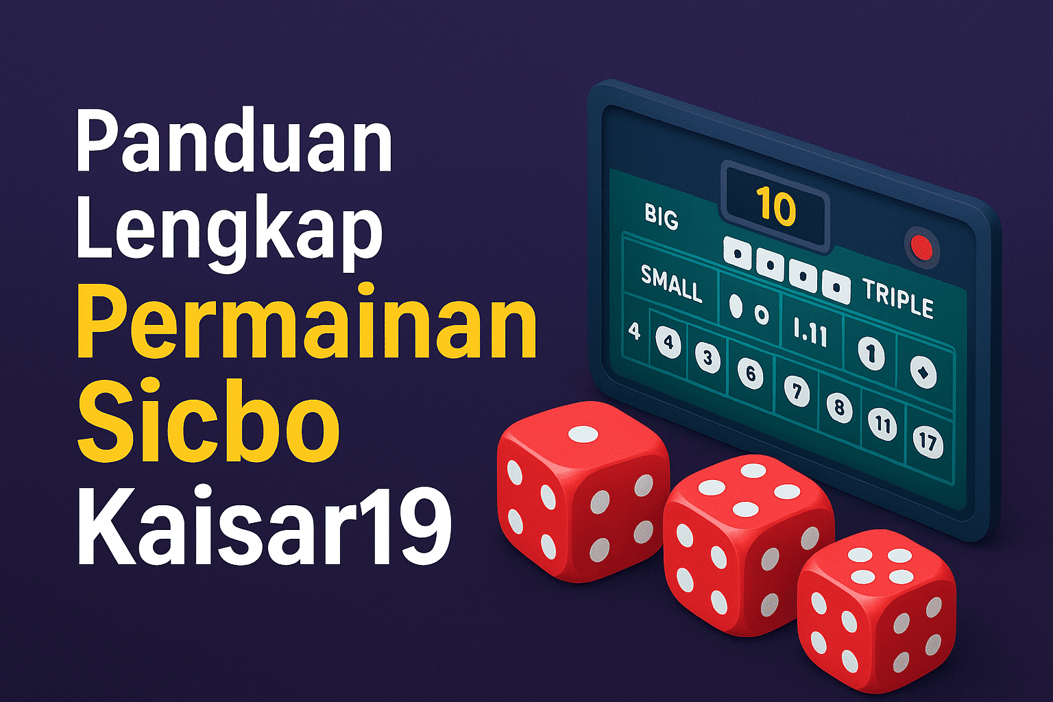 Mengenal Sicbo Kaisar19